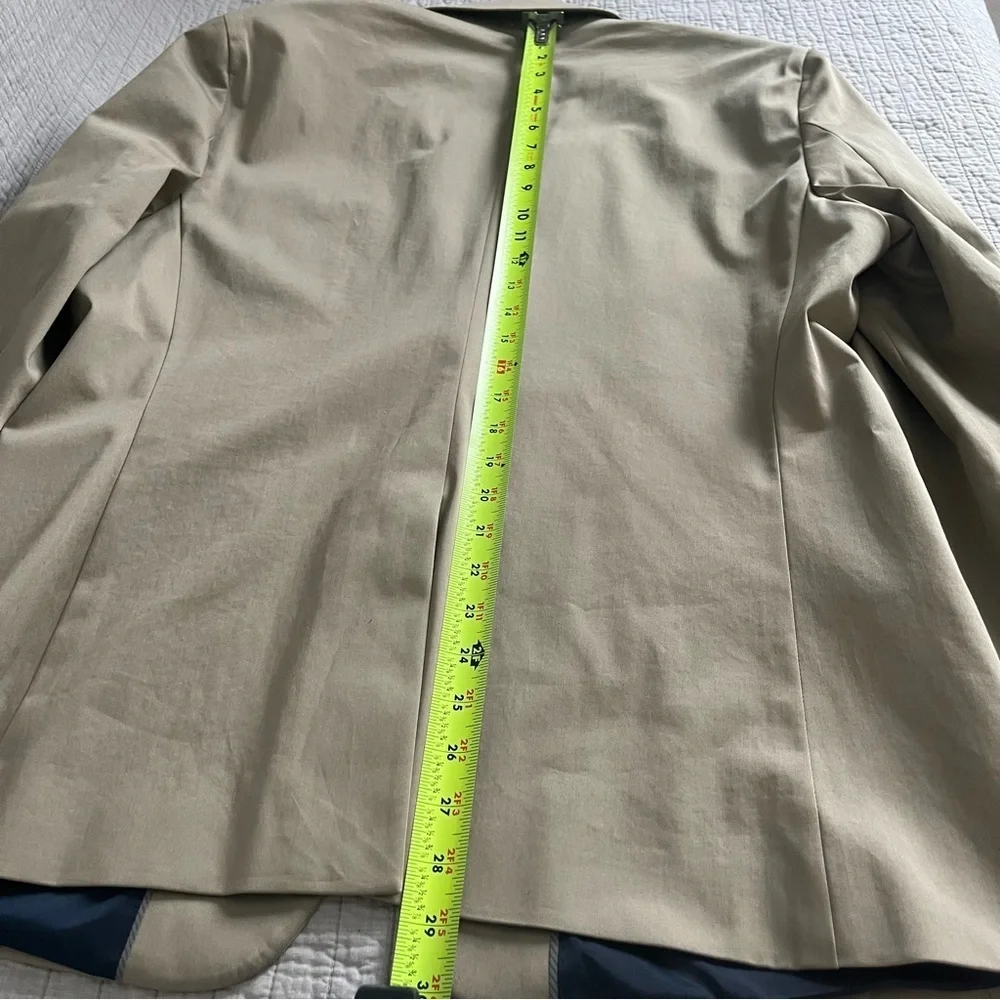 Banana Republic Sport Coat Blazer Cotton Khaki Tan Slim Fit Stretch Men’s 44R‎